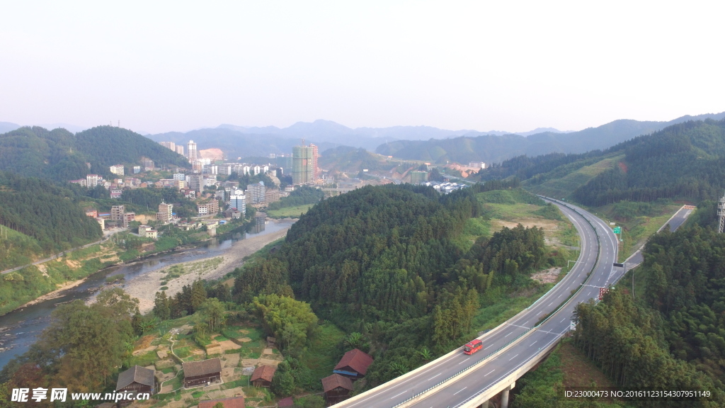 锦屏高速公路 锦屏城郊风光