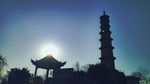 黄昏射雁塔