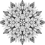 白描花纹