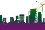城市建筑剪影笔刷