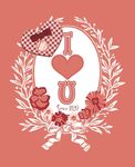 花朵花纹字母素材