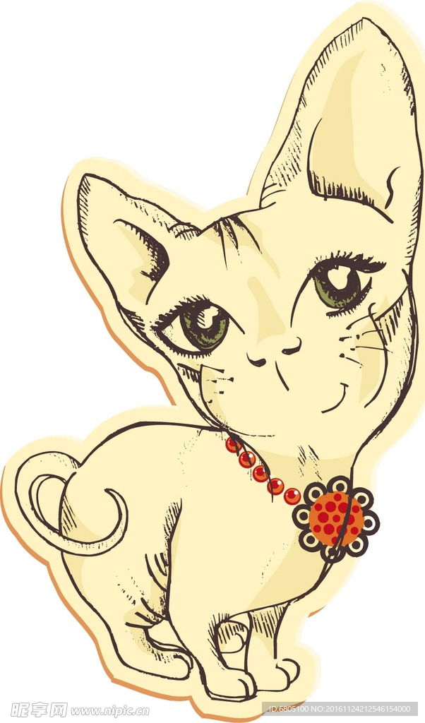 可爱小猫素材