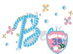 字母花朵素材