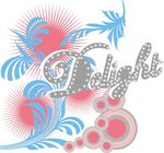 花纹字母素材