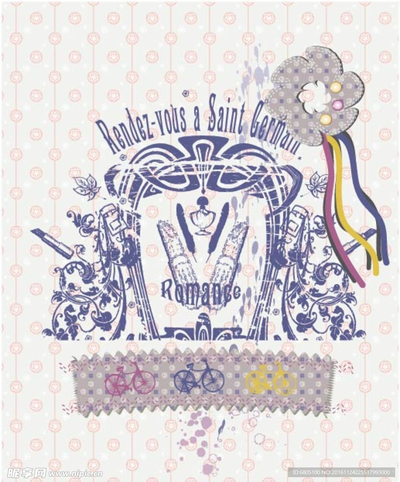 抽象花纹素材