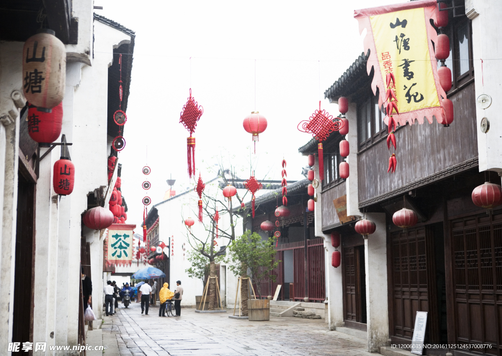 中国古城的道路