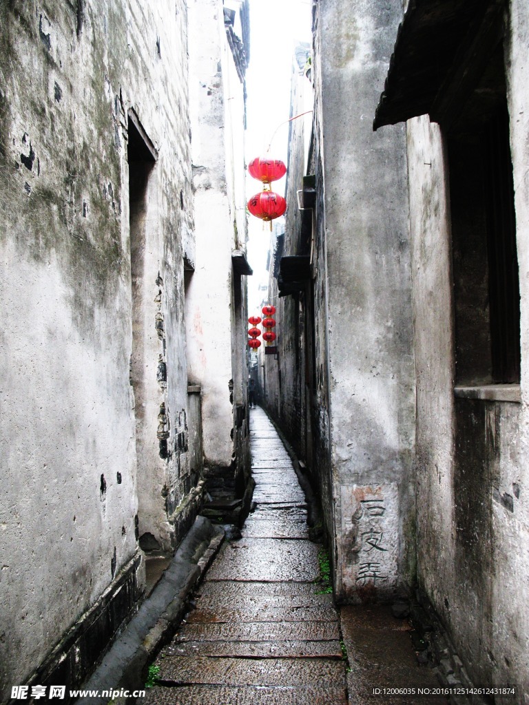 悠长潮湿的小道