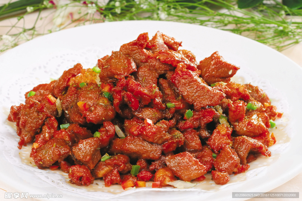 孜然羊肉图片