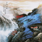 水墨山河