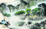 山水风景 巨幅山水画