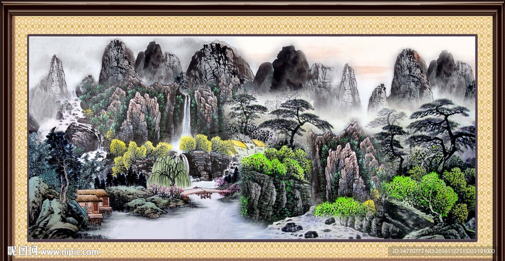 国画山水