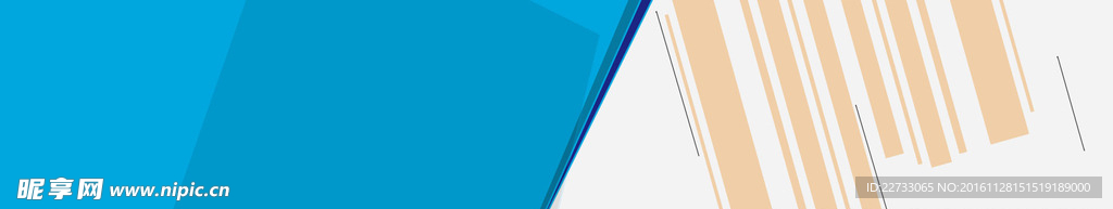 电商简约几何背景banner