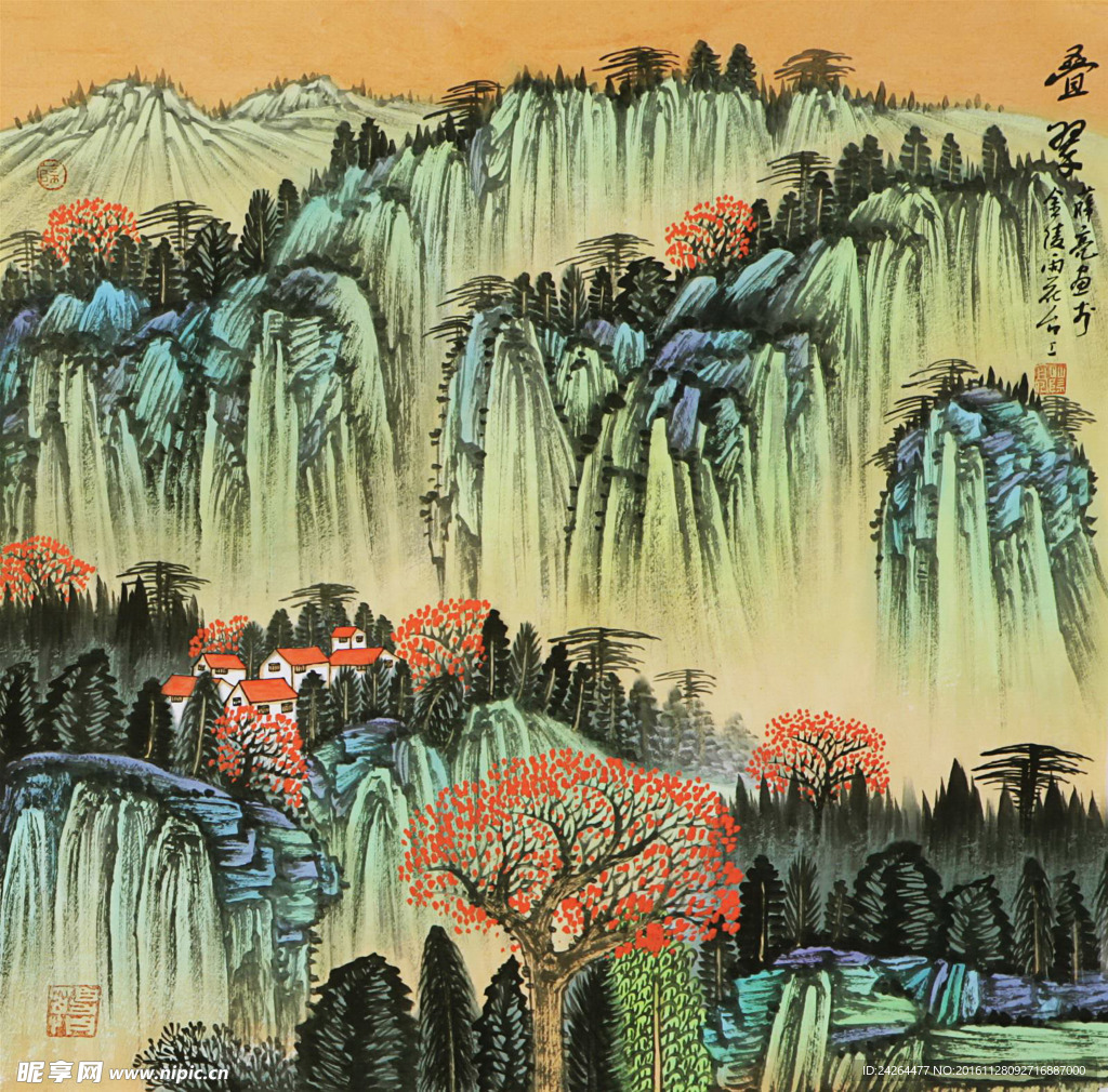 抽象山