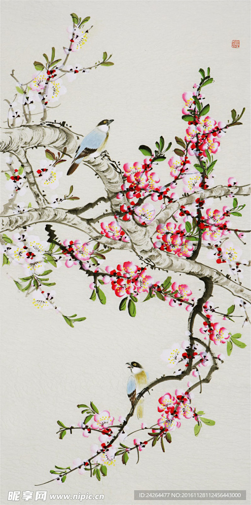 桃花鸟