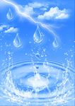 水滴 水花