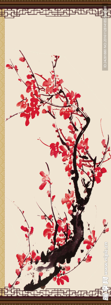 中国风梅花