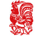 鸡年剪纸