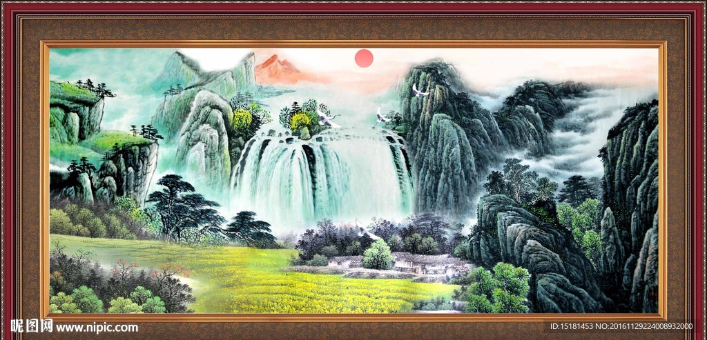 国画山水