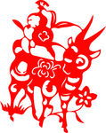 剪纸羊