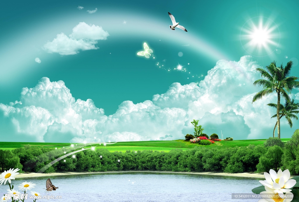绿色美景