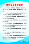 消防安全管理制度牌