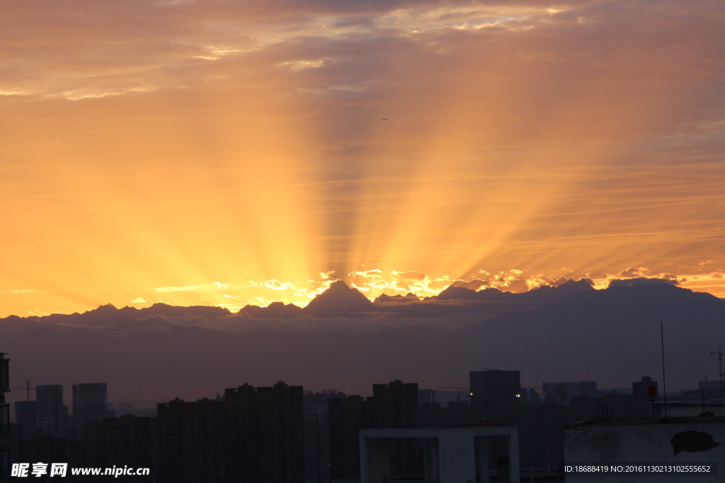 夕阳西下