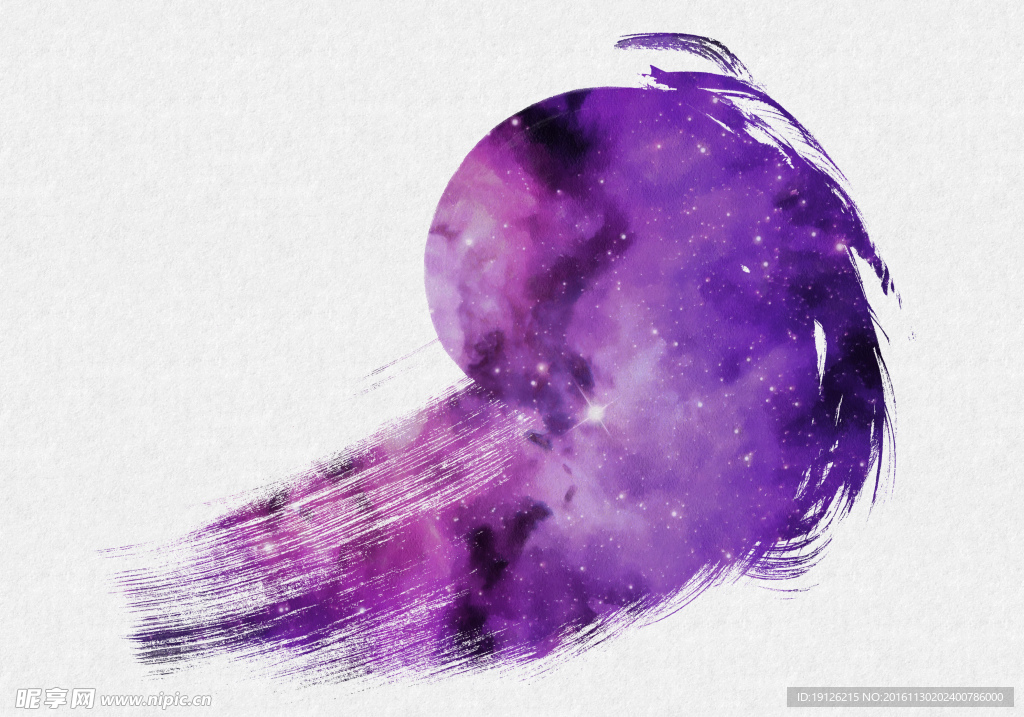 星空水彩