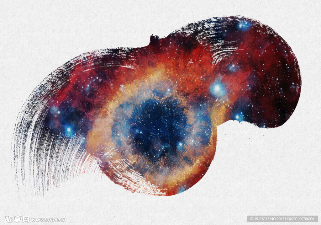 星空水彩