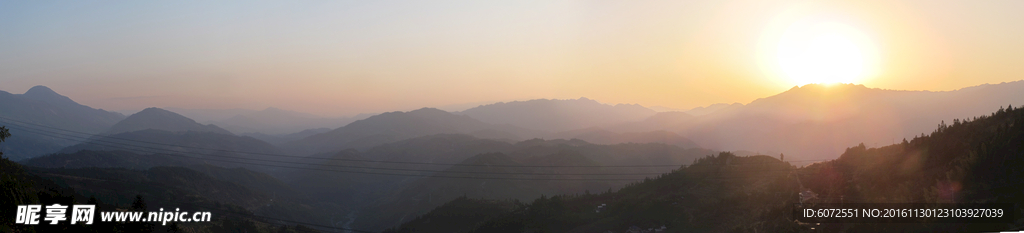 冇禾田夕阳风光