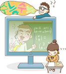 卡通学生人物学习素材