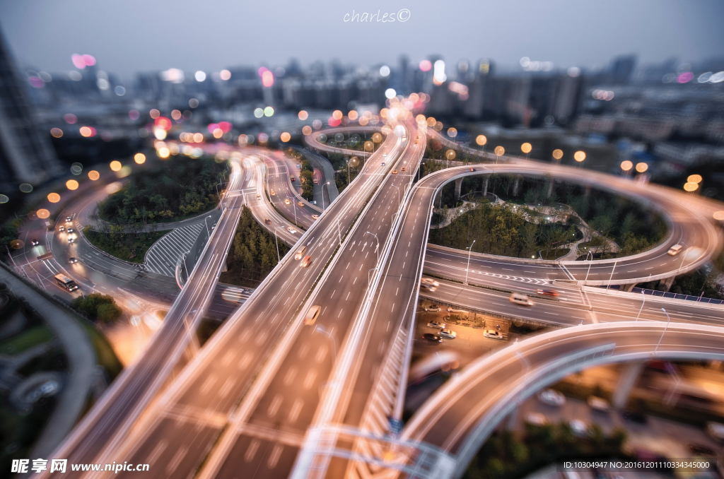立交桥 夜景
