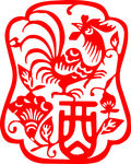 鸡年窗画