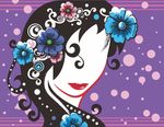 插画矢量图 花纹素材
