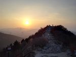 千佛山日落
