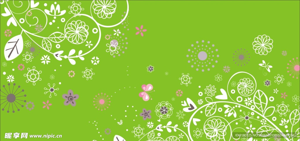 矢量花纹