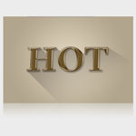 HOT创意文字设计