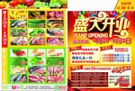 超市单页 盛大开业 海报