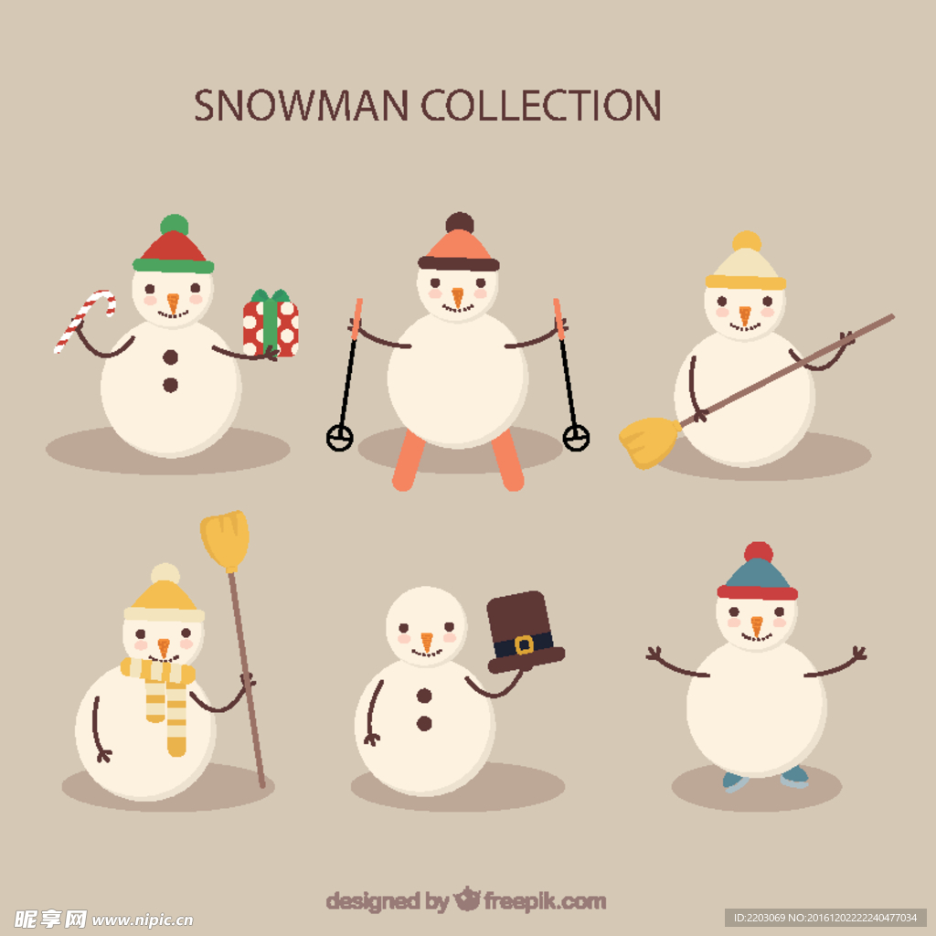 雪人矢量