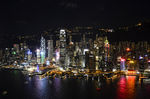 香港维多利亚夜景
