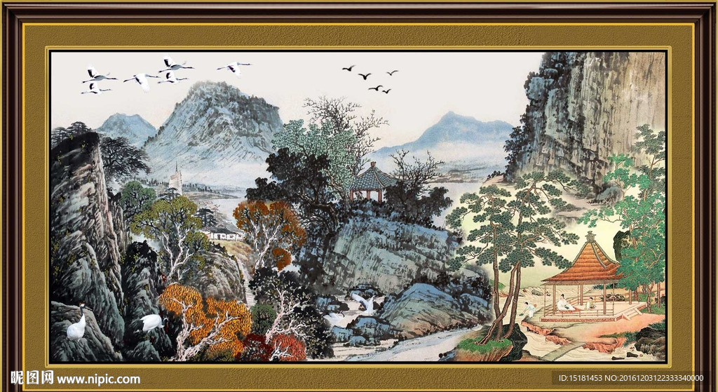 国画山水