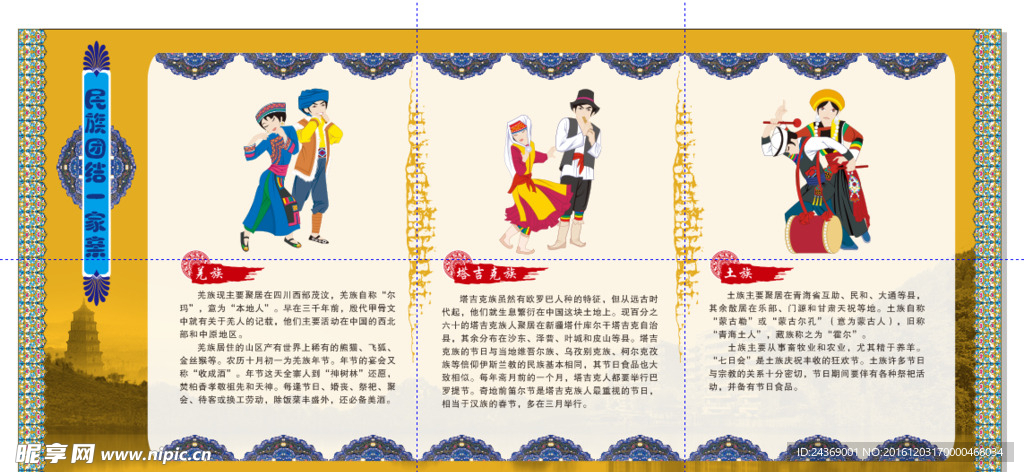 民族团结展板