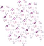 卡通花朵花纹背景底纹
