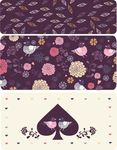 可爱花纹背景底纹
