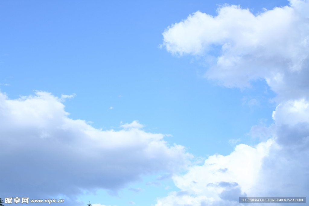 蓝天 白云 天空 云朵 云