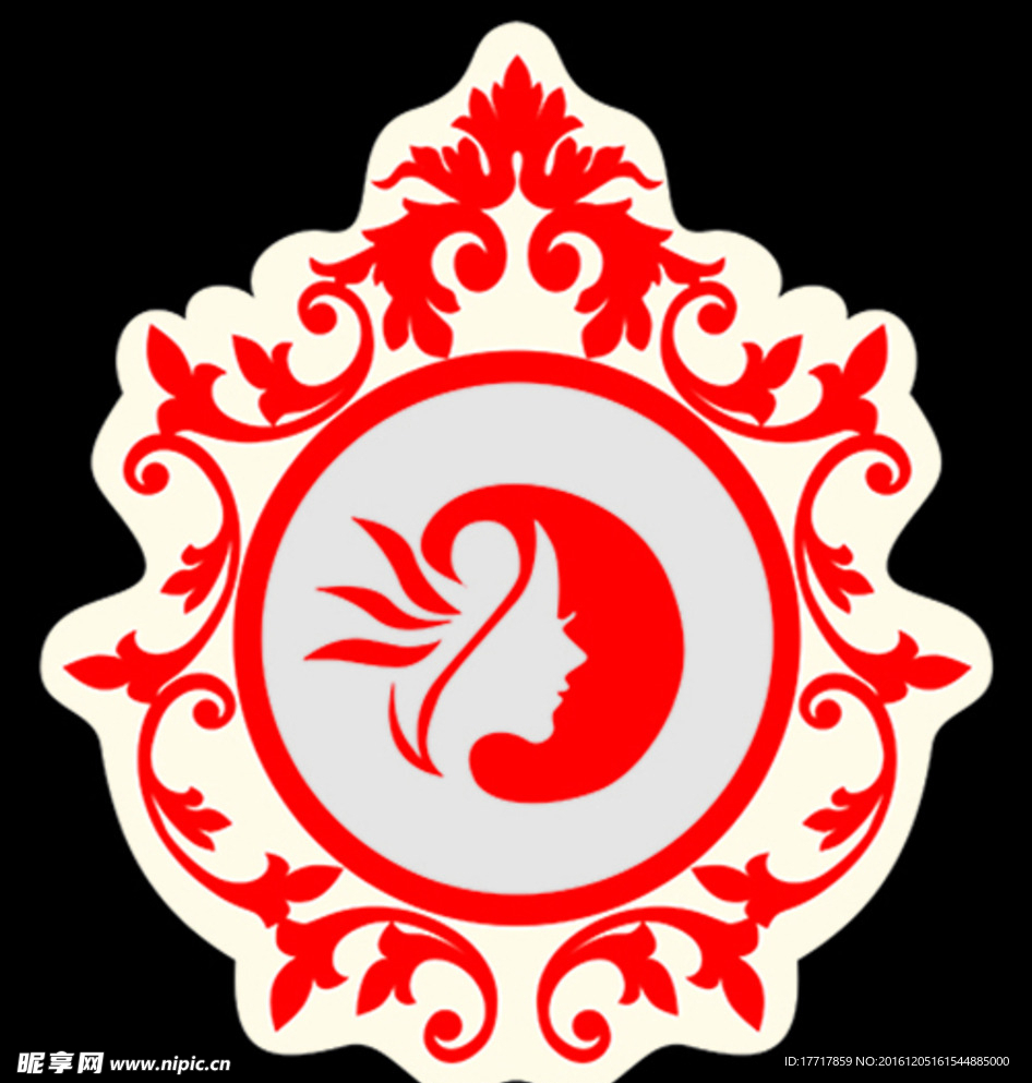 美容院纹绣店logo