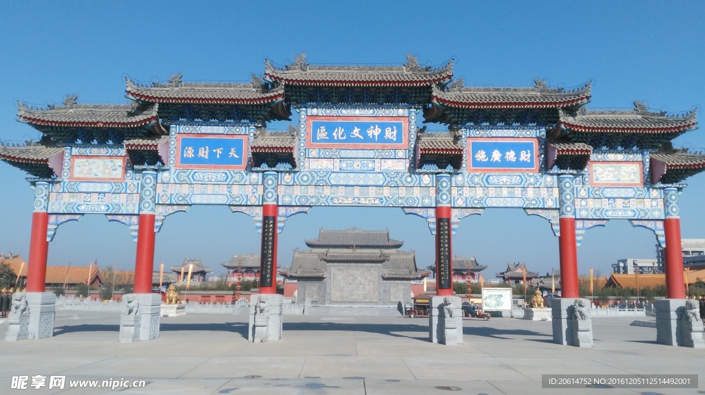 古建筑门牌楼
