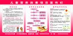 儿童营养改善项目宣传栏
