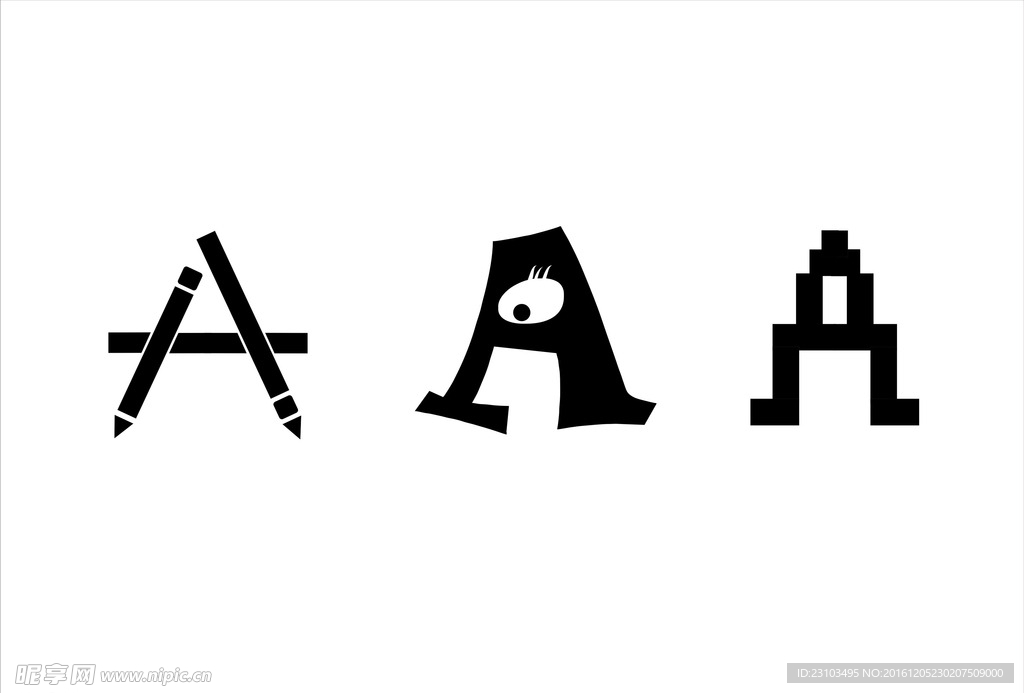 A字母创意设计