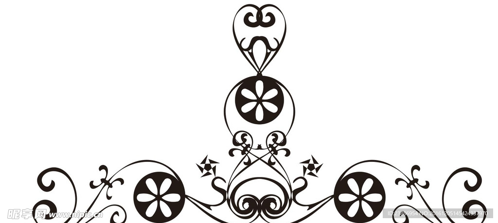 花纹，角花