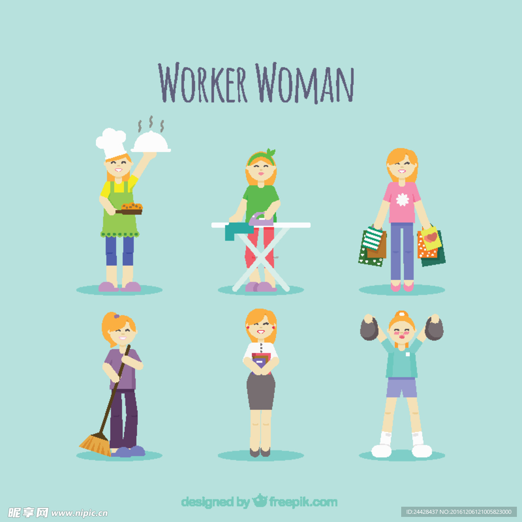 工人女人